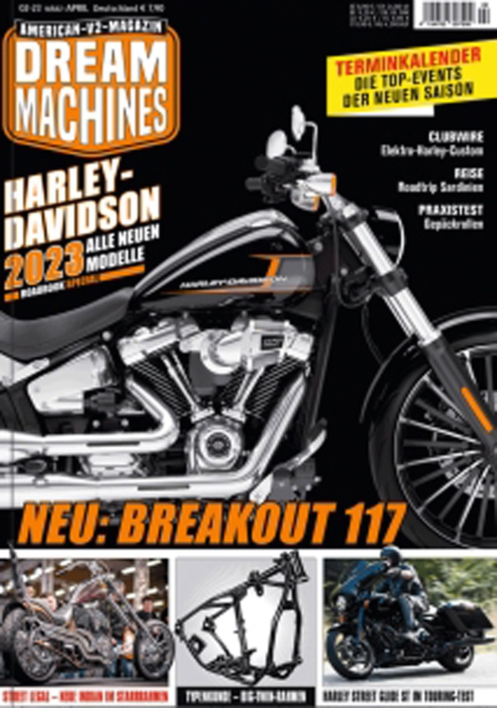 Dream Machines Magazin Deutschland 2023-02 Harley Davidson