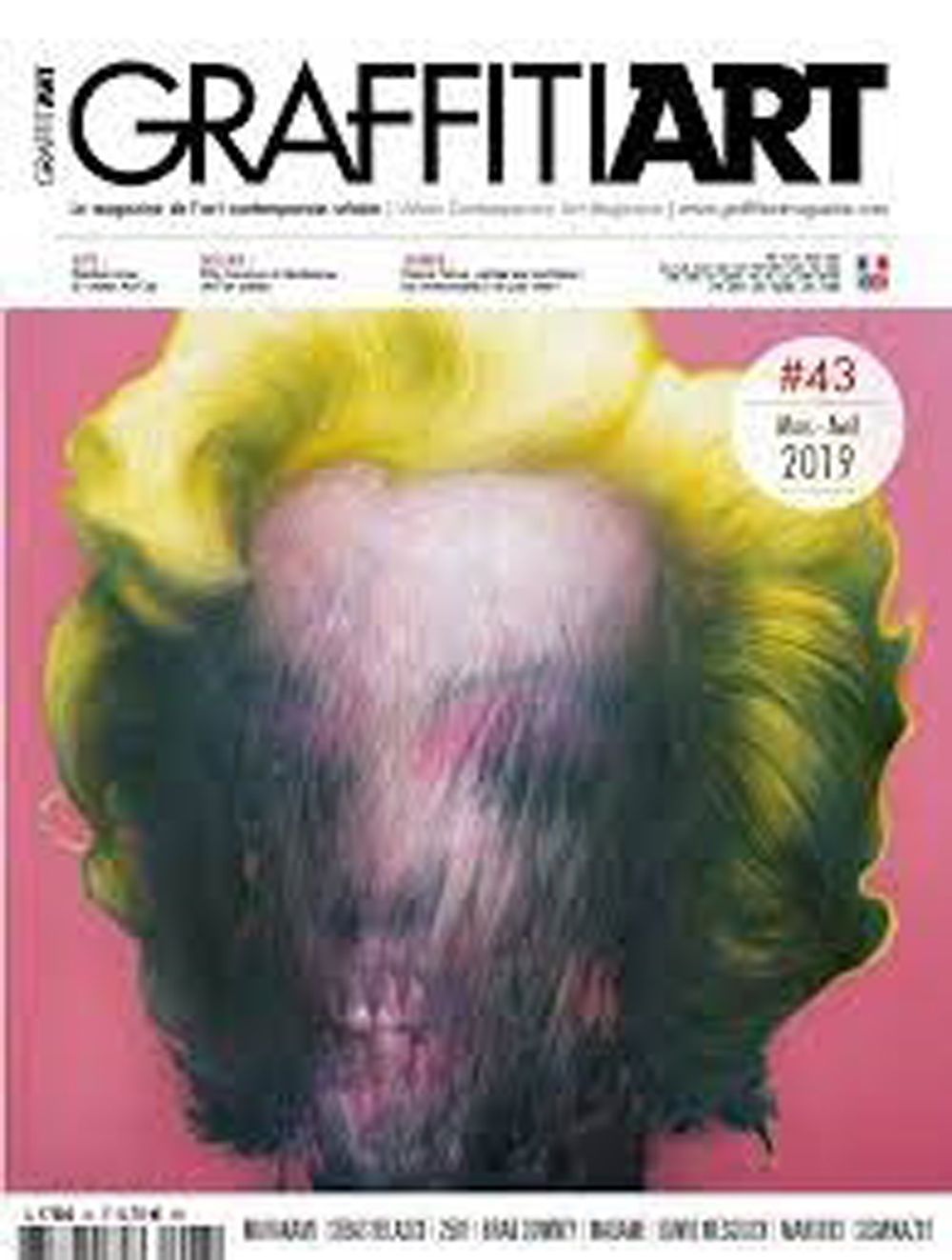 Graffiti Art Magazin Frankreich 2019 #43 Marilyn Monroe