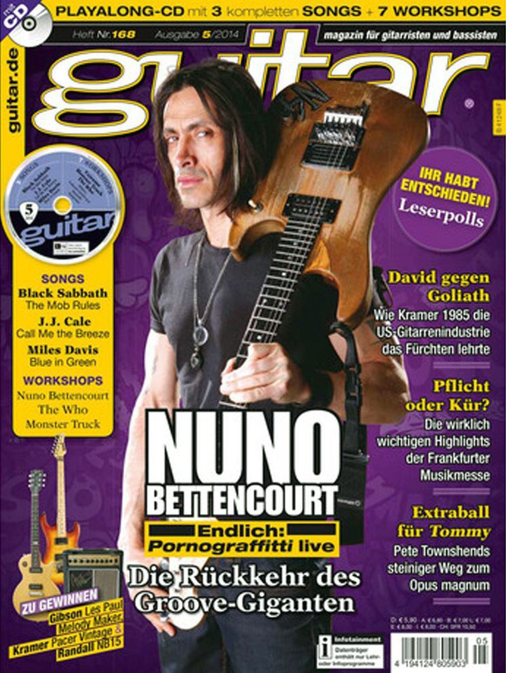 Guitar Magazin Deutschland 2014-05 Nuno Bettencourt Pete Townshend