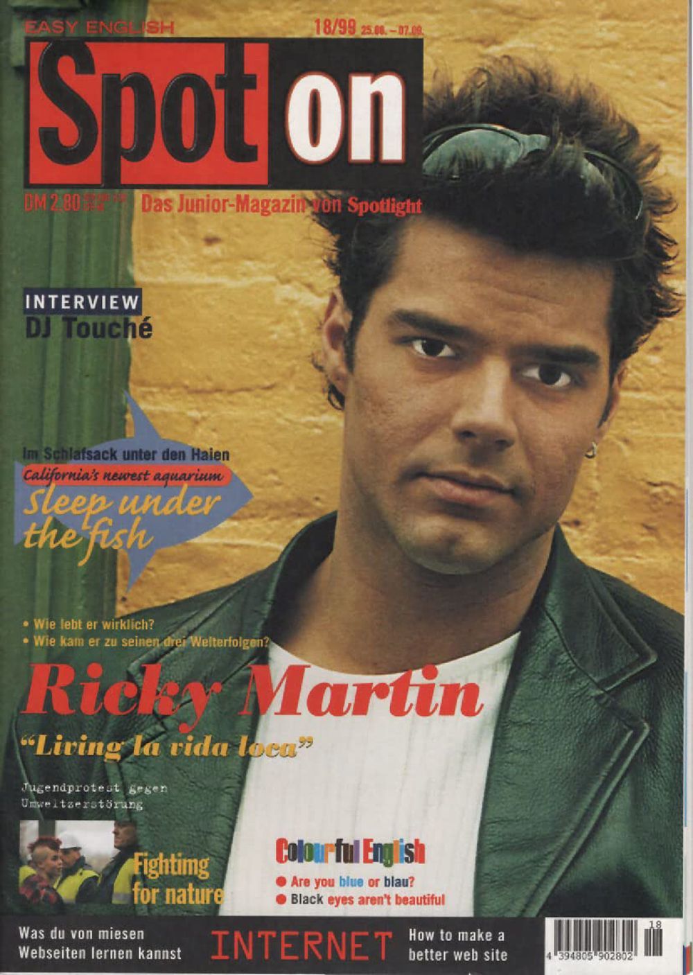 Spot On Magazin Deutschland 1999-18 Ricky Martin