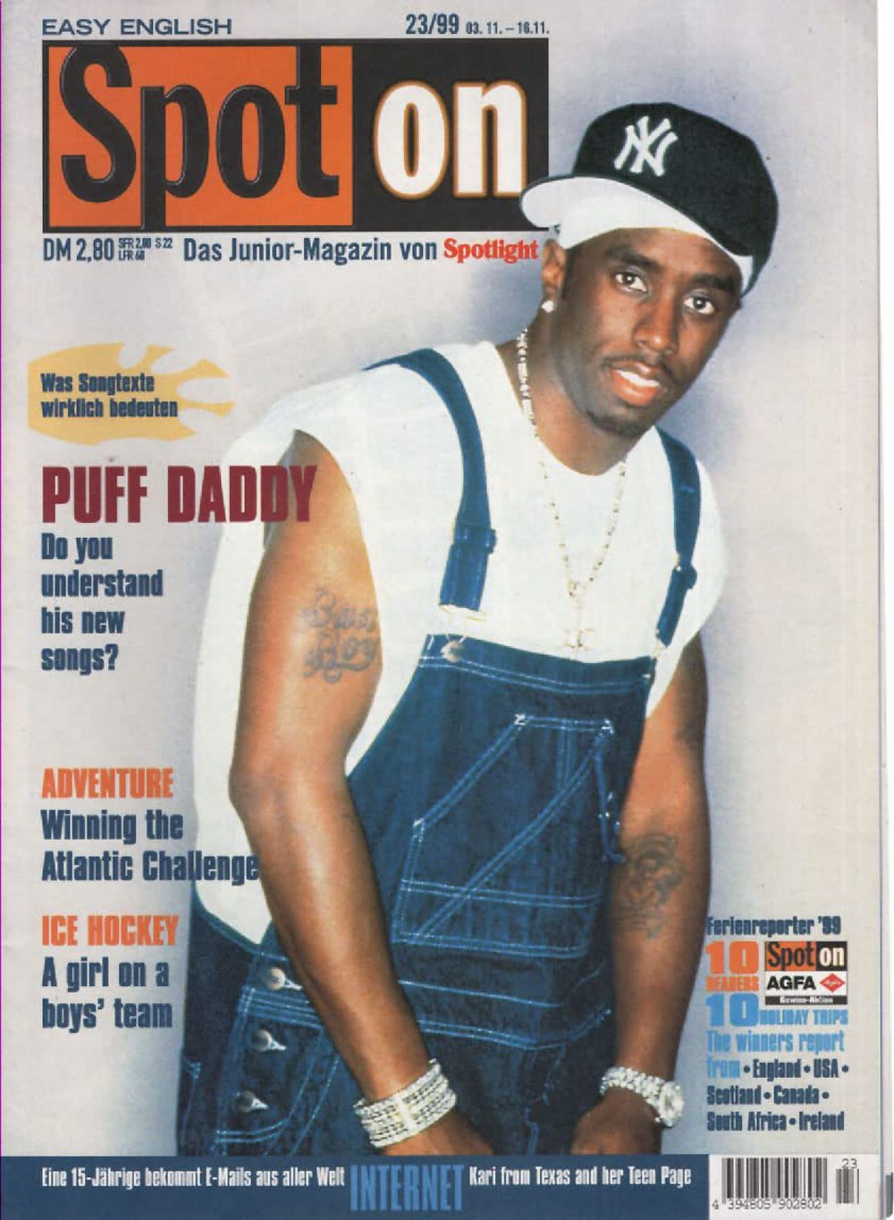 Spot On Magazin Deutschland 1999-23 Puff Daddy