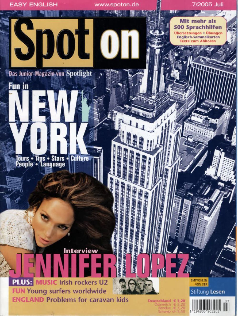 Spot On Magazin Deutschland 2005-07 Jennifer Lopez