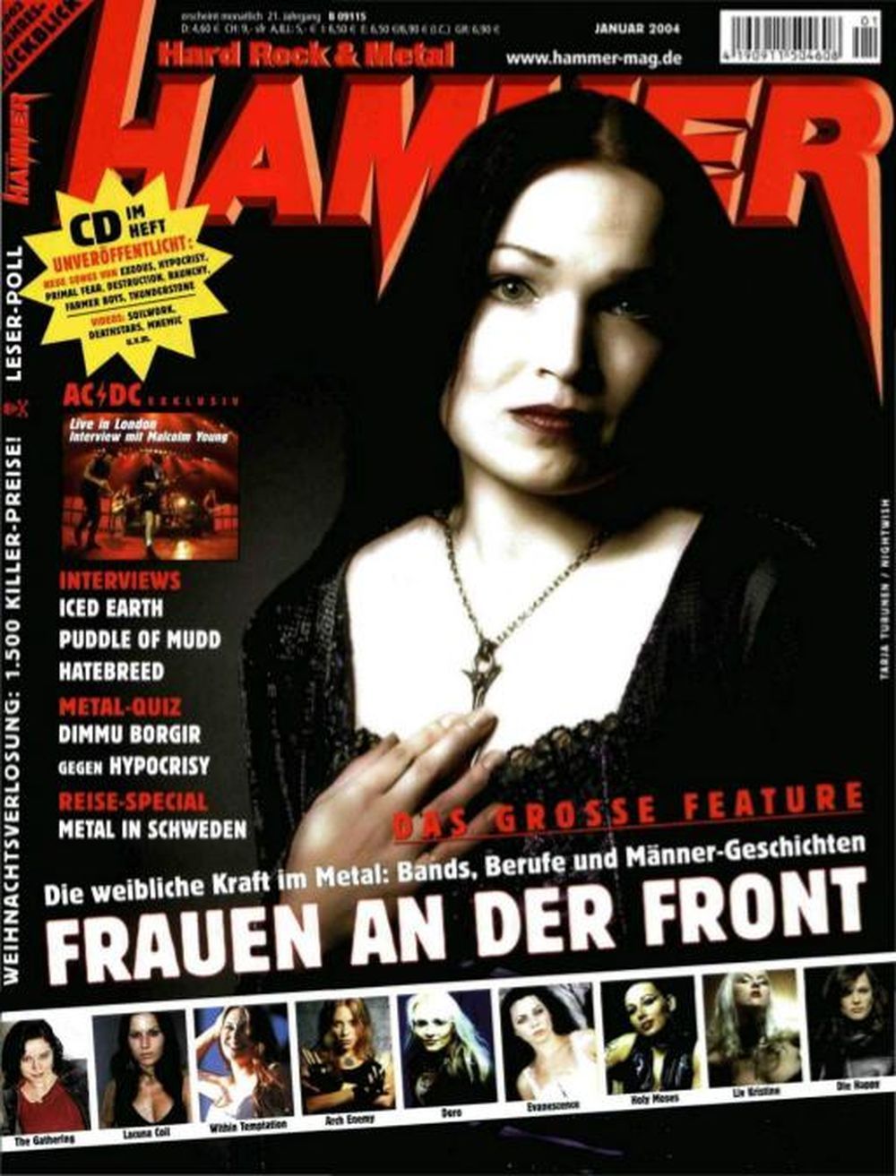 Metal Hammer Magazin Deutschland 2004-01 Dimmu Borgir Hypocrisy Iced Earth