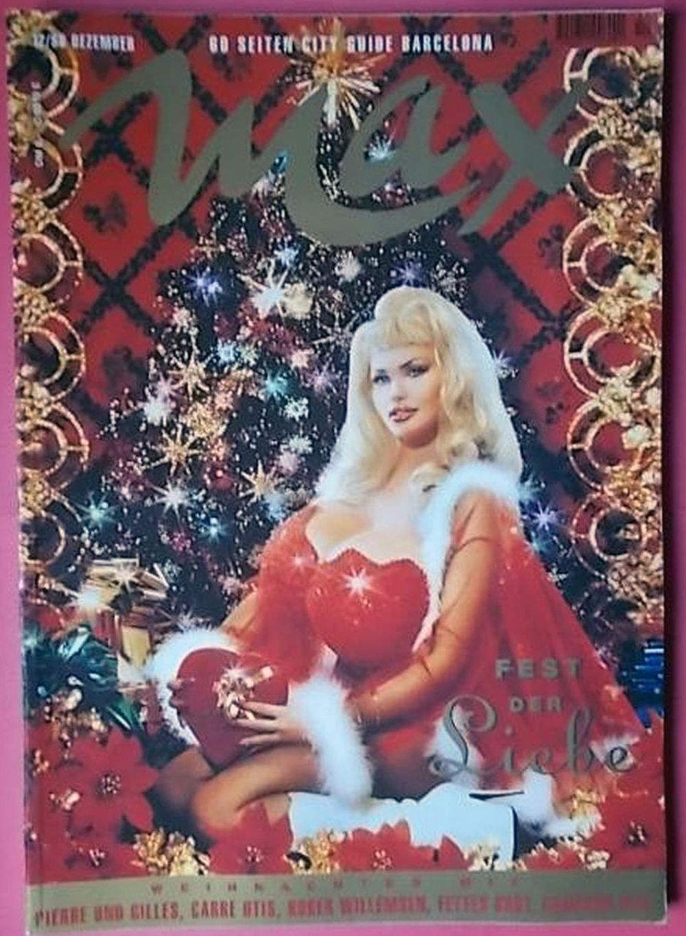 Max Magazin Deutschland 1996-12 Pierre Gilles Cameron Diaz Jennifer Nitsch