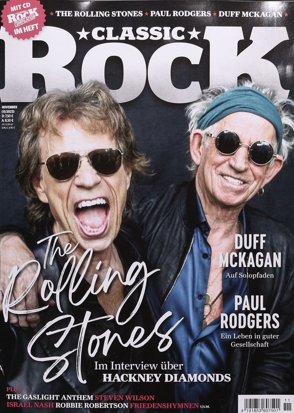 Classic Rock Magazin Deutschland 2023-11 The Rolling Stones Duff McKagan Paul Rodgers #124