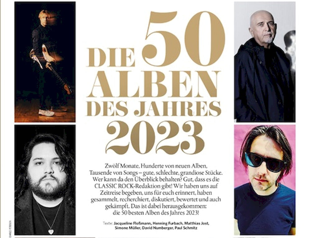 Classic Rock Tijdschrift Duitsland 2024-01+02 #126 John Lennon Keith Richards Bowie Dolly Parton