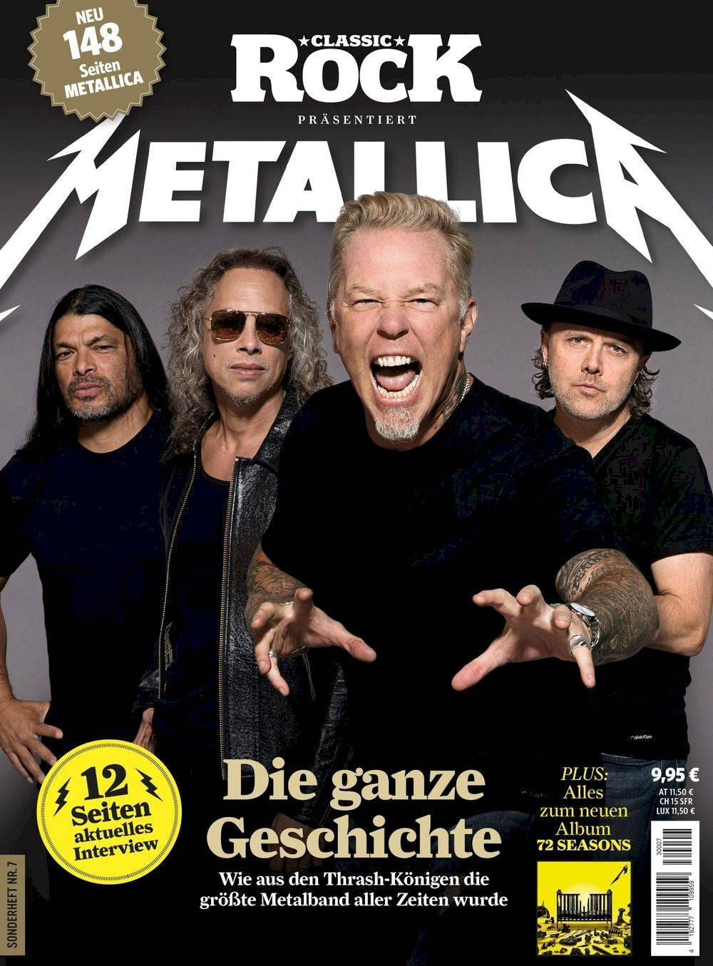 Classic Rock Sonderheft Magazin Deutschland 2023 #7 Metallica