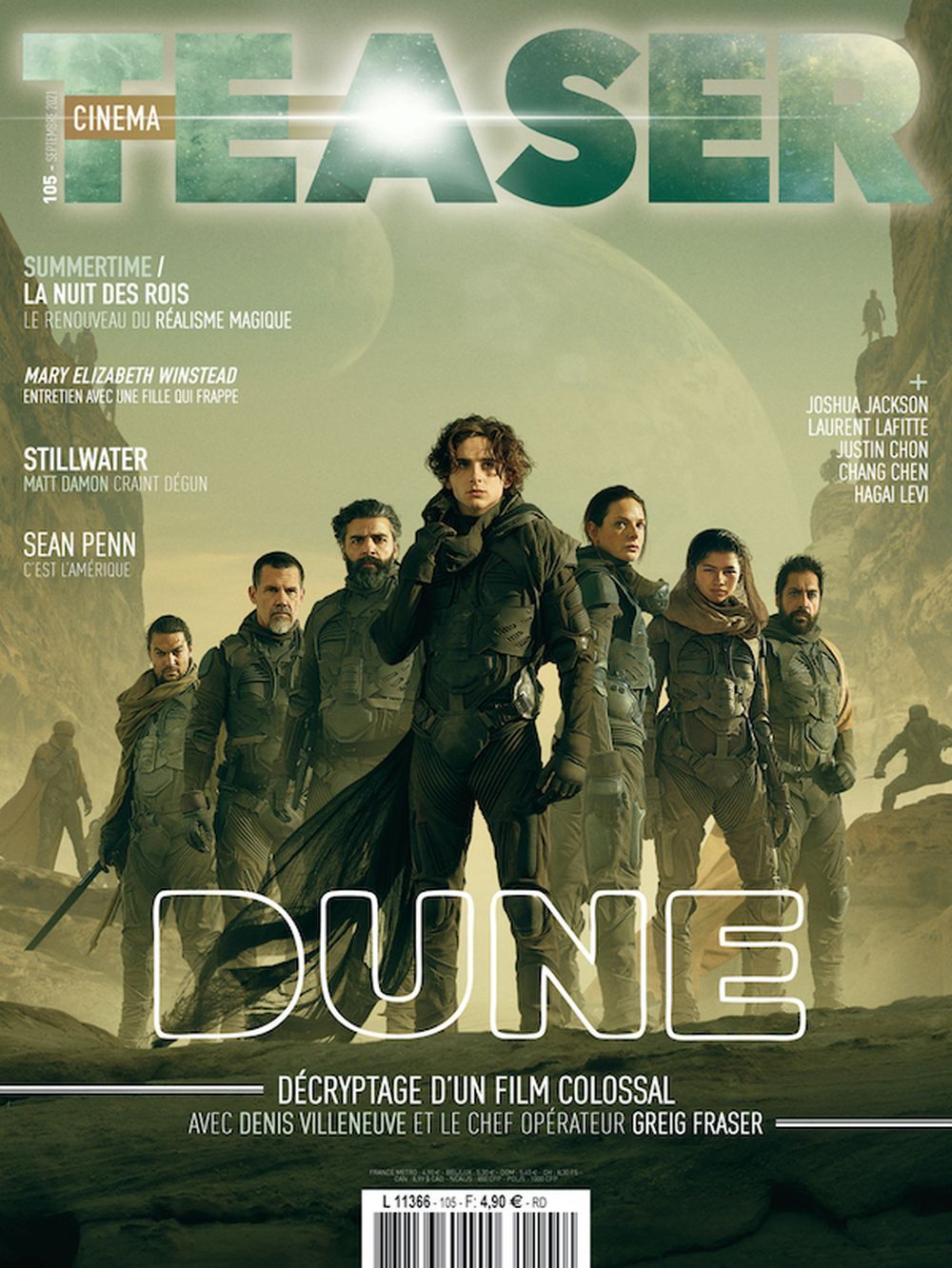 Cinema Teaser Revista Francia 2021 #105 Dune Sean Penn Joshua Jackson