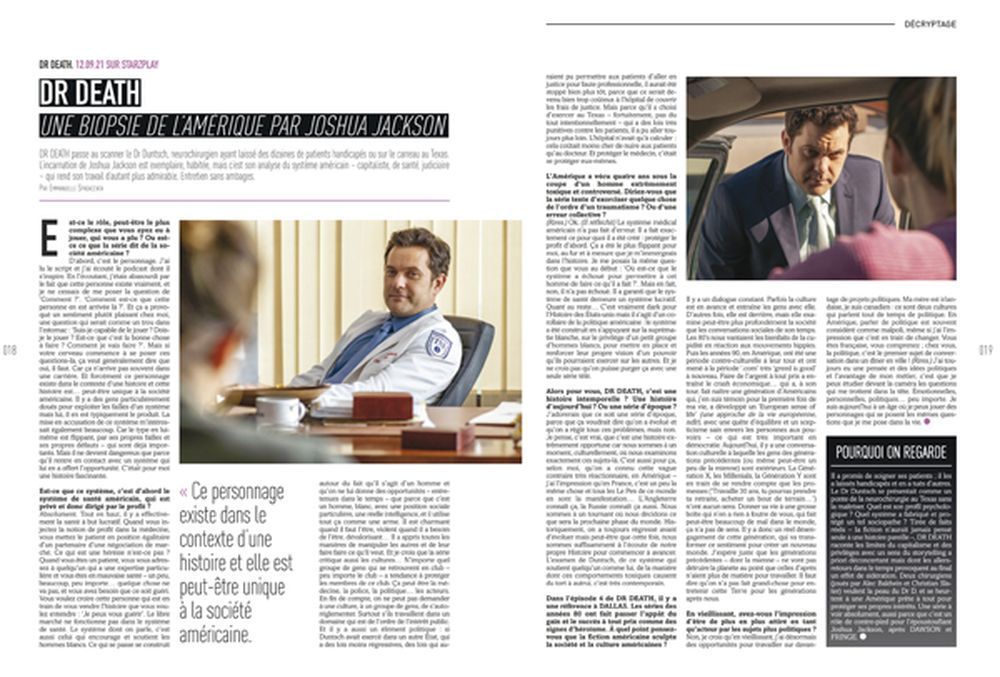 Cinema Teaser Magazin Frankreich 2021 #105 Dune Sean Penn Joshua Jackson Timothée Chalamet