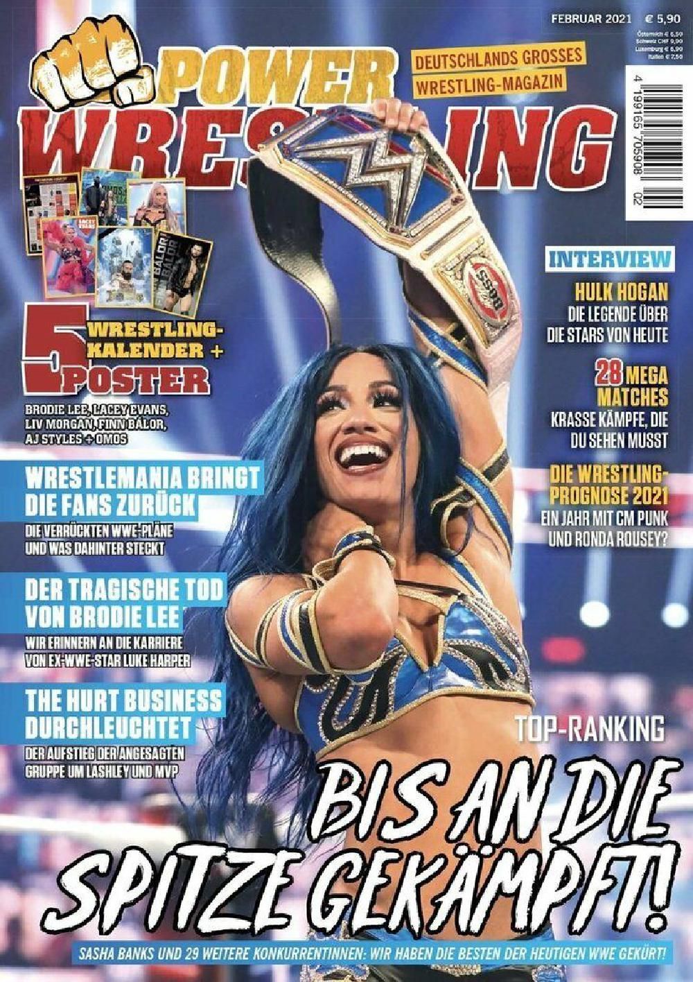 Power Wrestling Magazin Deutschland 2021-02 Sasha Banks
