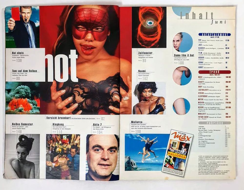 Max Revista Alemanha 1997-06 – Naomi Campbell – Edição original
