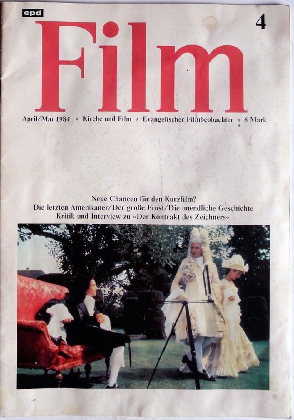 EPD Film Rivista Germania 1984-04 – Anthony Higgins Janet Suzman Anne-Louise Lambert – Edizione originale