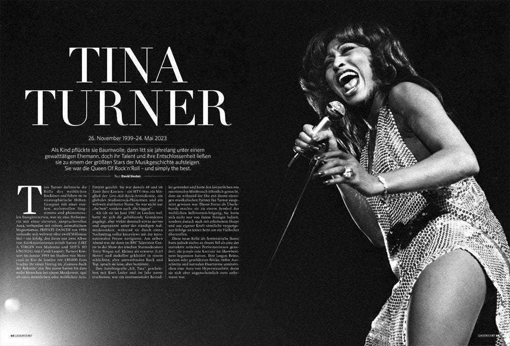Classic Rock Magazin Deutschland 2023-09 ACDC Tina Turner Queen Alice Cooper #122