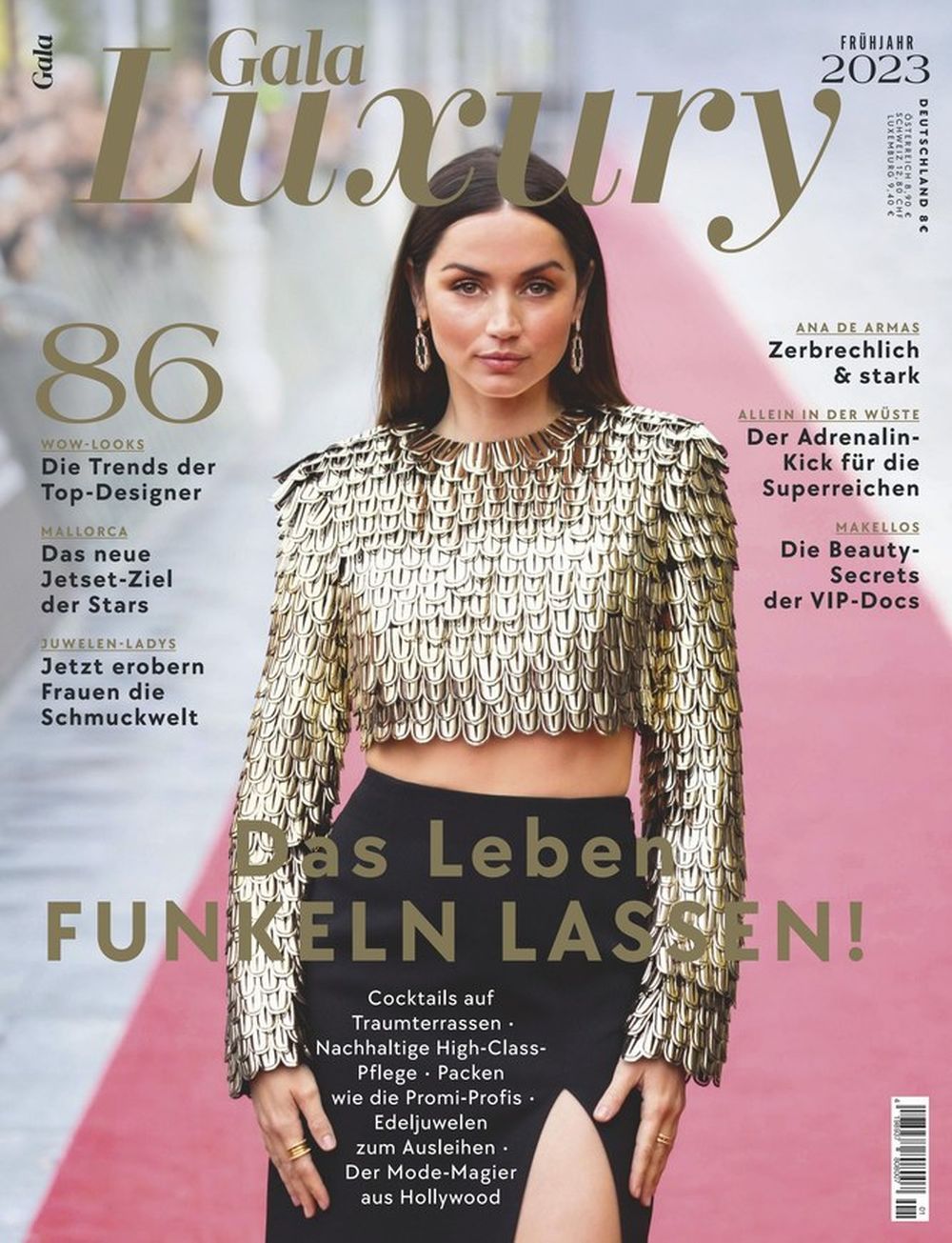 Gala Luxury Magazin Deutschland 2023-01 Ana De Armas