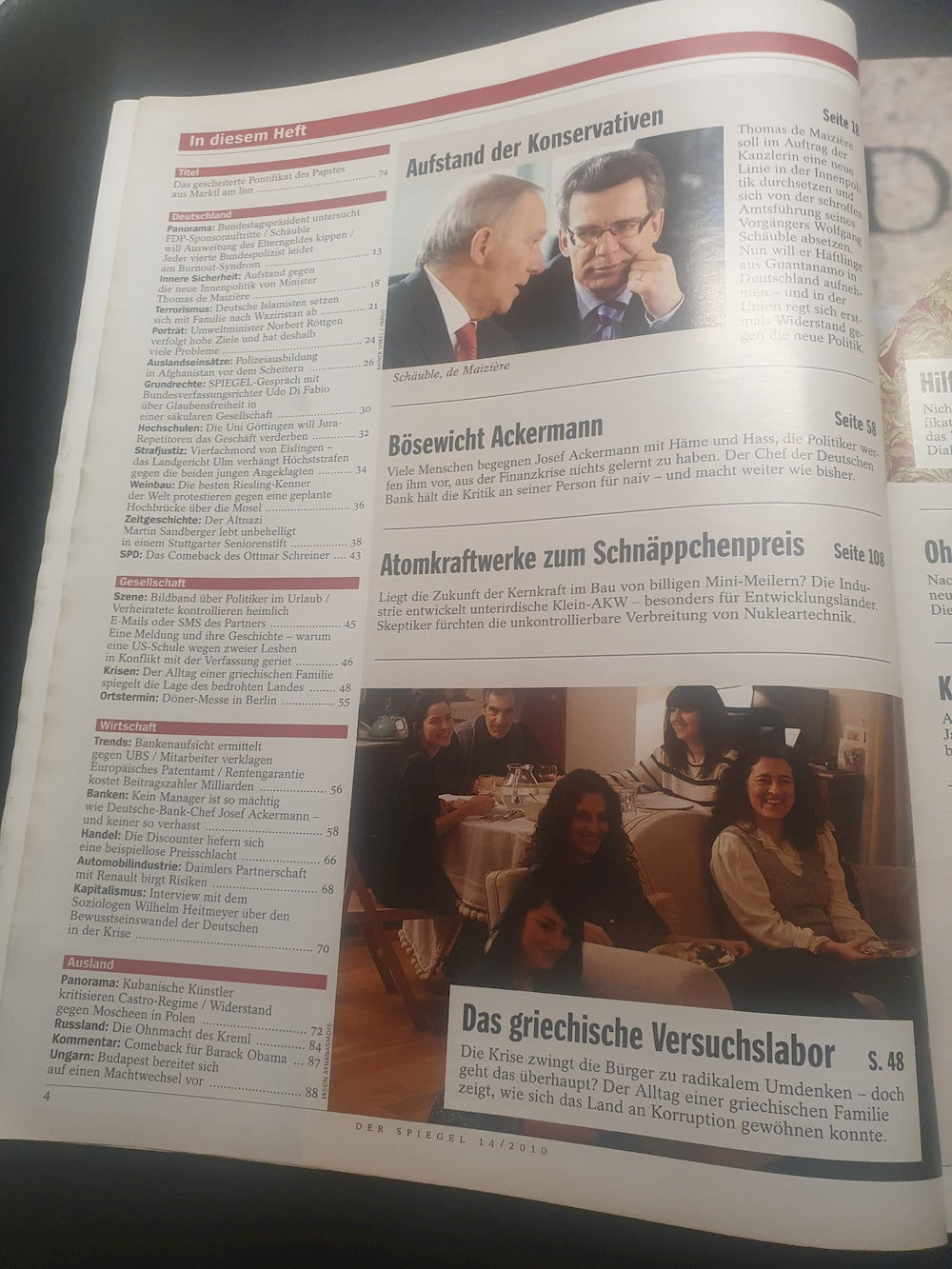 Der Spiegel Magazin Deutschland 2010-14 Joseph Alois Ratzinger Lena Meyer-Landrut