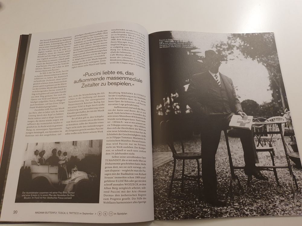 Libretto Plus Tijdschrift Duitsland 2023 #1 Puccini Arianna Manganello Elena Stikhina
