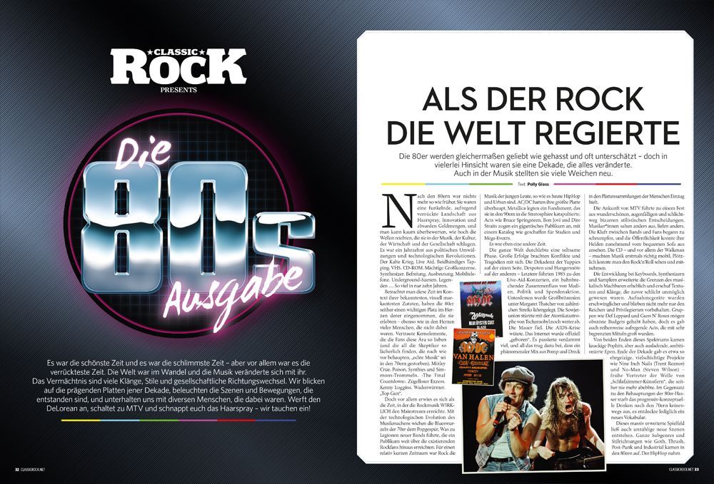 Classic Rock Magazin Deutschland 2023-10 Iron Maiden AC/DC Alice Cooper Black Stone Cherry Marc Bolan #123
