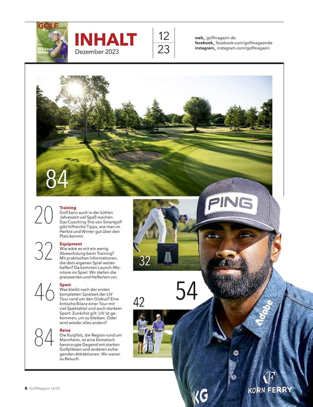 Golf Magazin Deutschland 2023-12 Bryson DeChambeau
