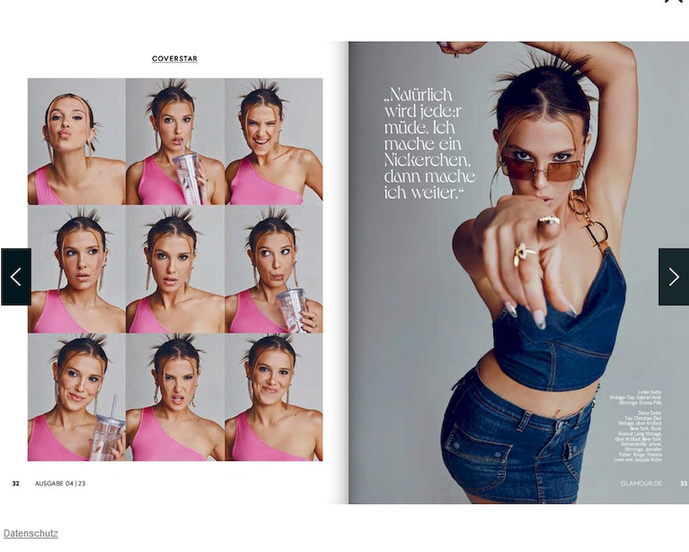 Glamour Magazine Allemagne 2023-04 – Millie Bobby Brown – Édition originale