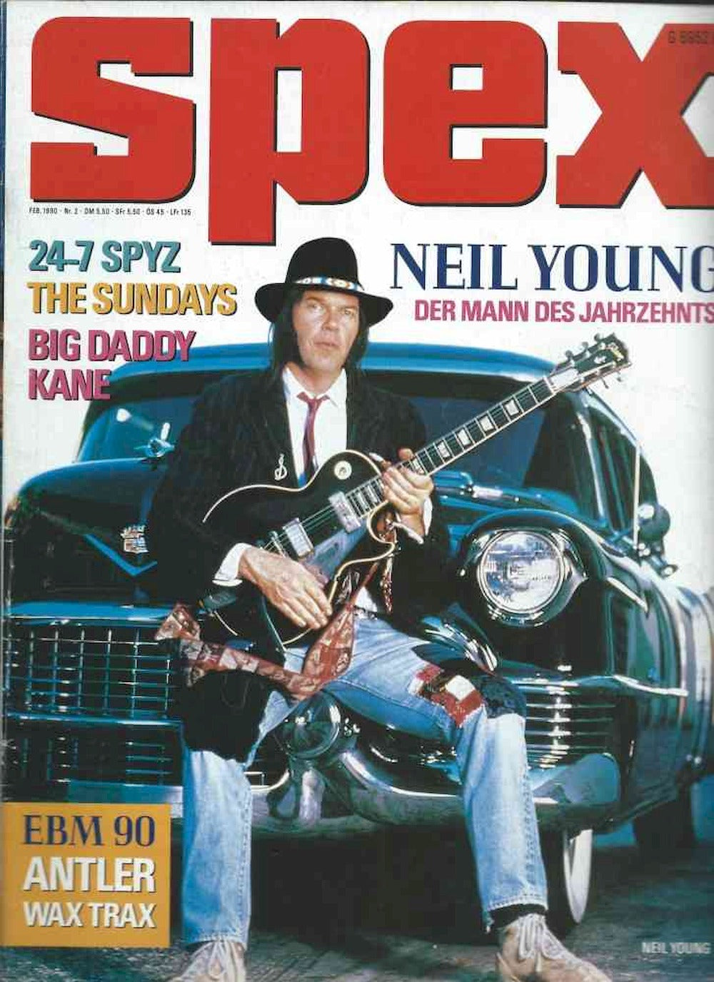 Spex Magazin Deutschland 1990-02 Neil Young Big Daddy Kane The Sundays Morbid Angel