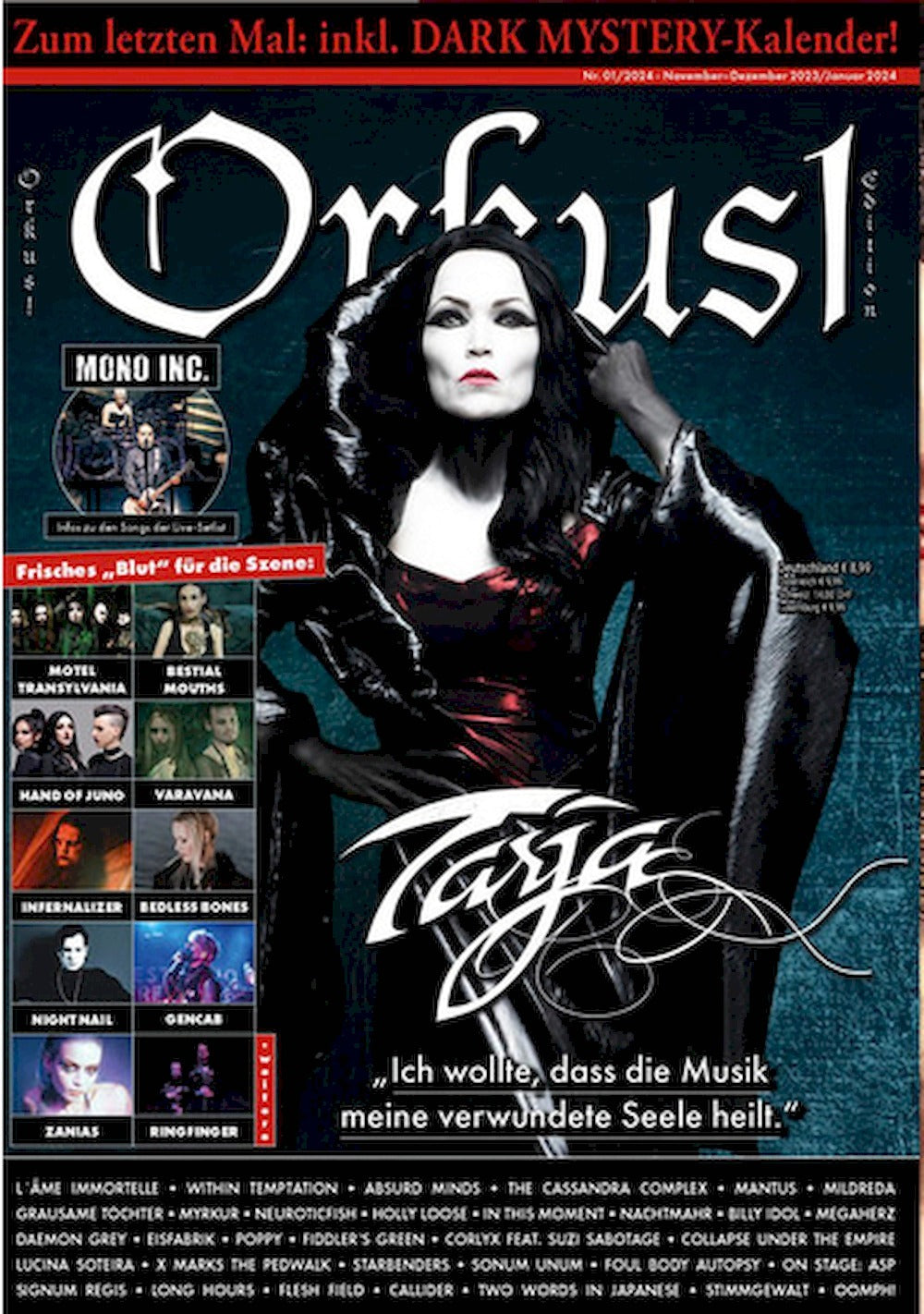 Orkus Magazin Deutschland 2023 Tarja Within Temptation Myrkur
