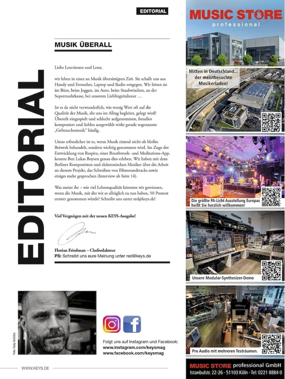Keys Magazin Deutschland 2023-03 Ben Lukas Boysen