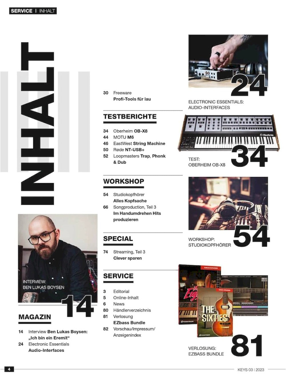 Keys Magazin Deutschland 2023-03 Ben Lukas Boysen