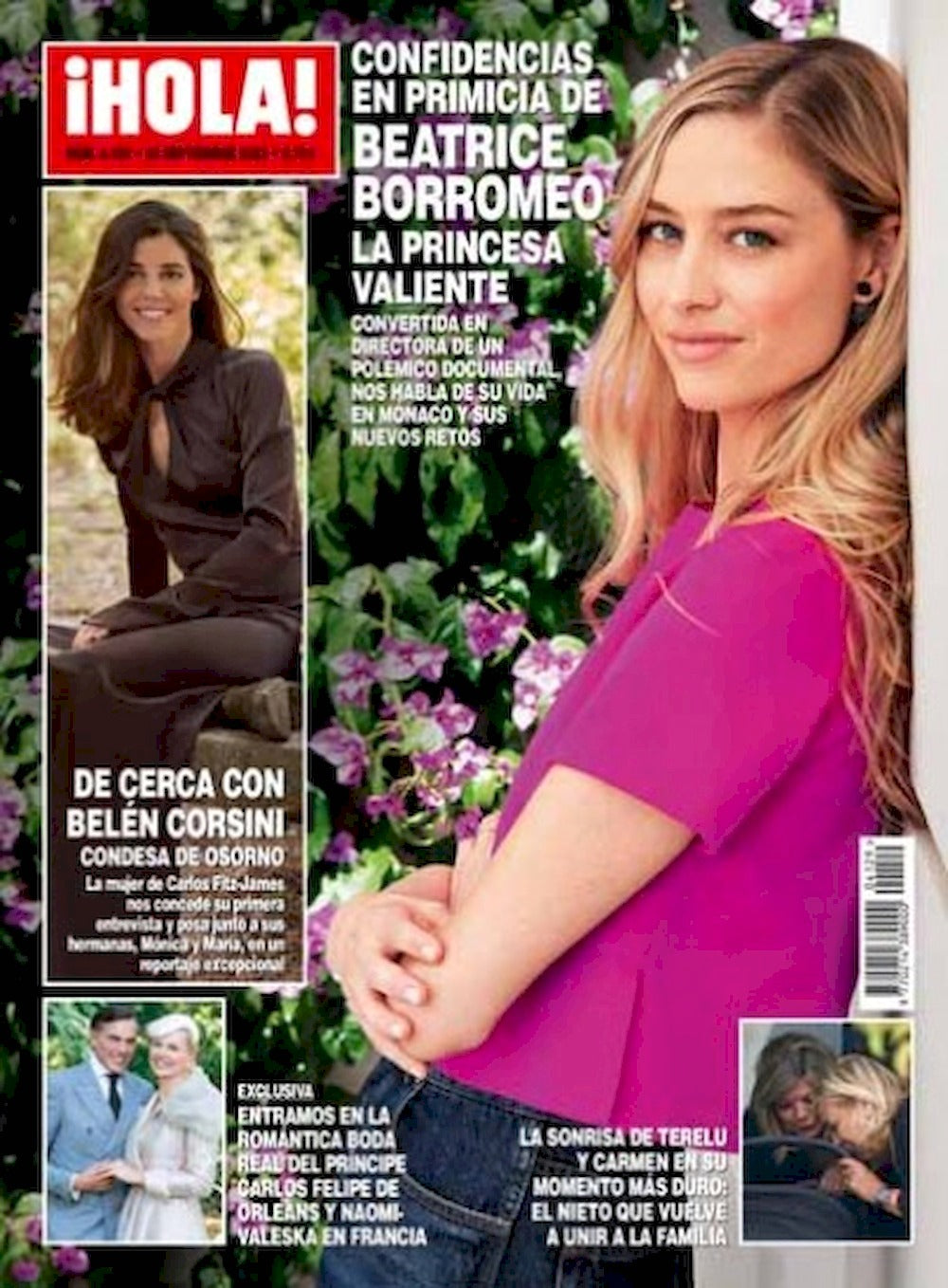 Hola Lehti Espanja 2023 #4129 Beatrice Borromeo Belen Corsini Alkuperäinen painos