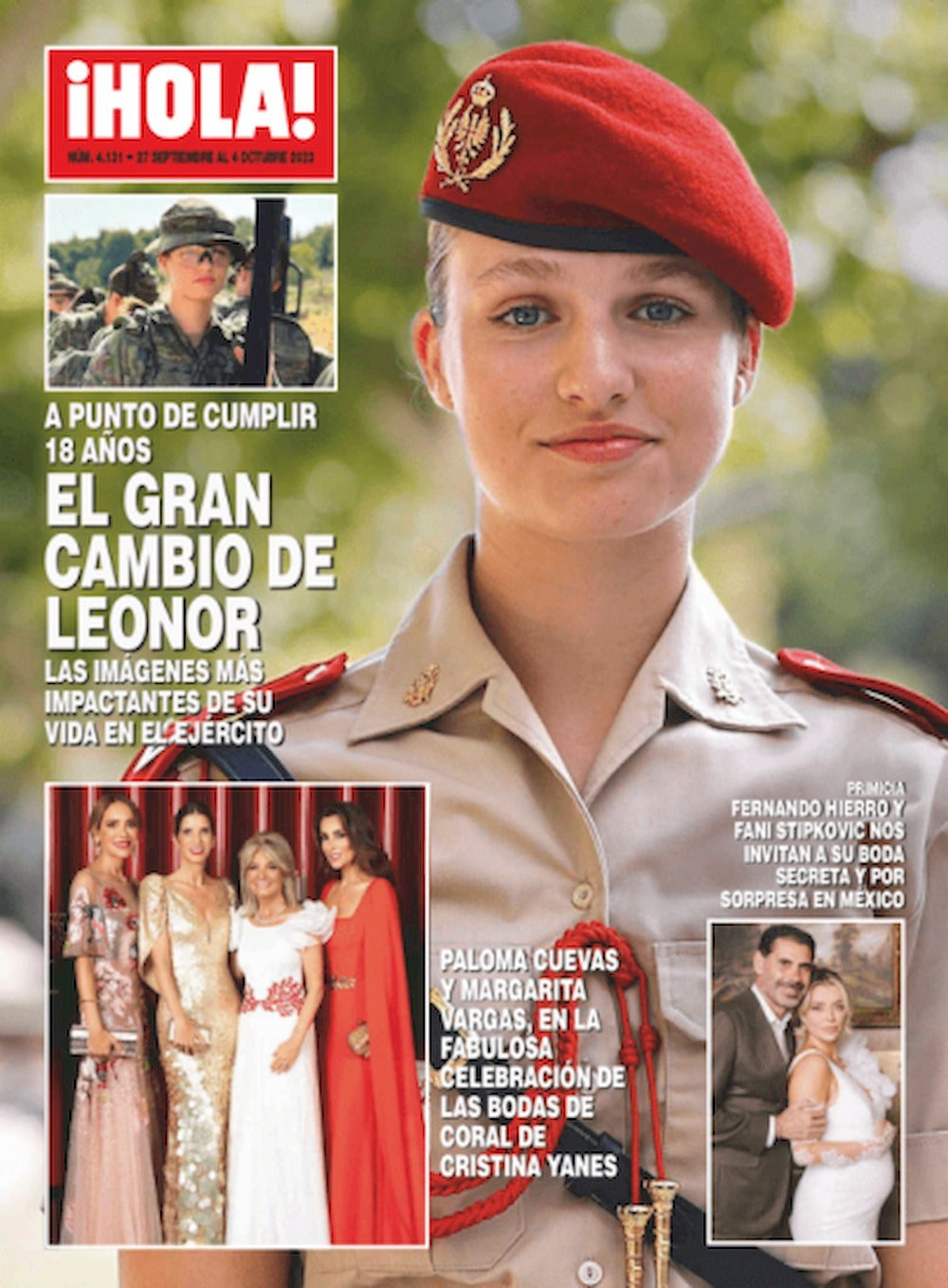 Hola Lehti Espanja 2023 #4131 Leonor De Todos Los Santos De Borbón Y Ortiz Alkuperäinen painos