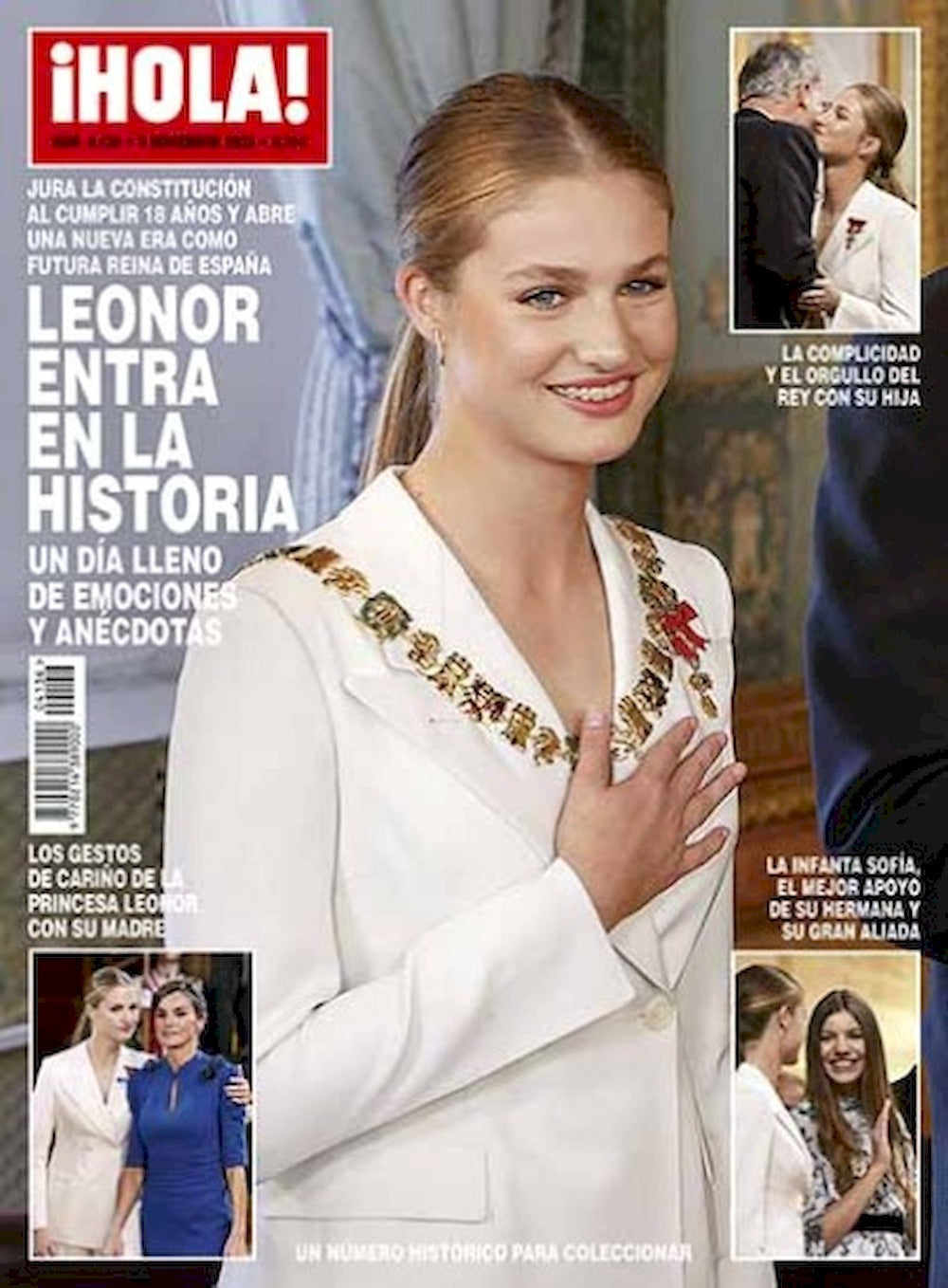 Hola Rivista Spagna 2023 #4136 Leonor Edizione originale