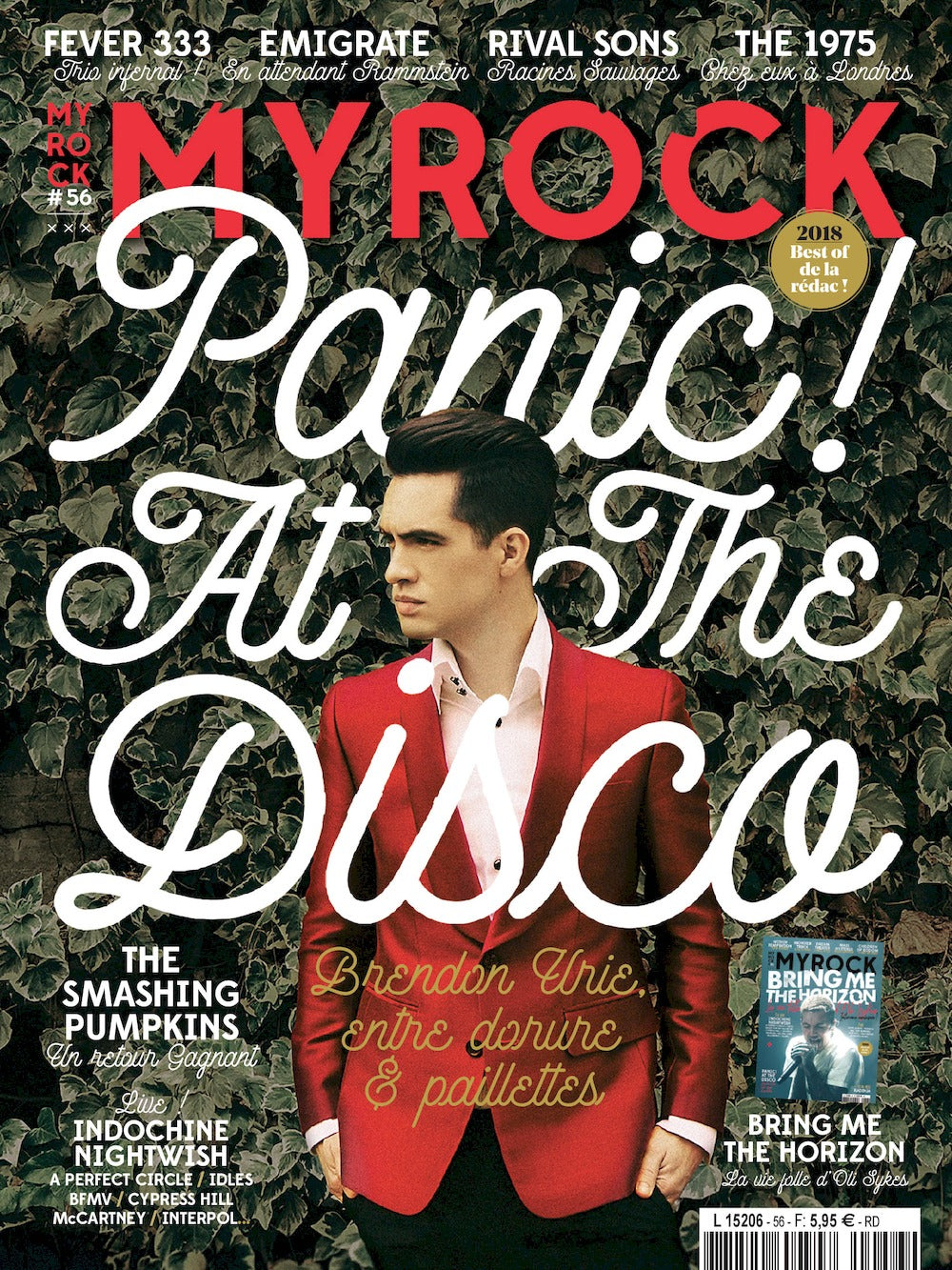 MyRock Lehti Ranska 2018 #56 Panic! At The Disco Within Temptation Monster Truck Alkuperäinen painos