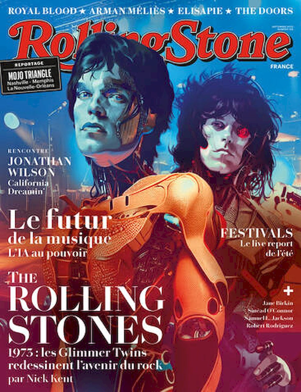 Rolling Stone Magazin Frankreich 2023 #155 The Stones Royal Blood Arman Méliès