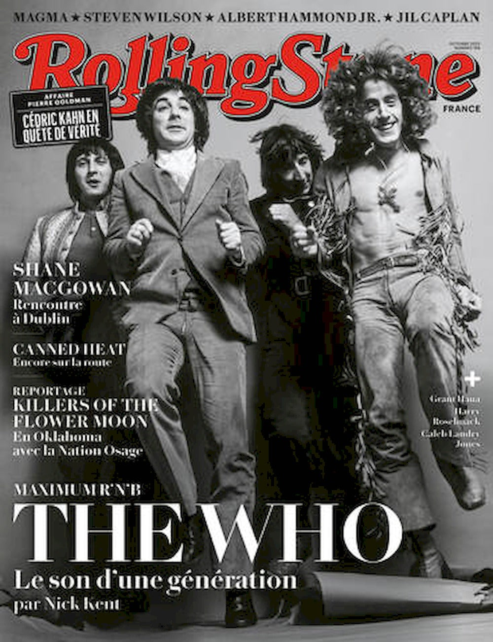 Rolling Stone Magasin Frankrig 2023 #156 The Who Shane MacGowan Canned Heat Originaludgave