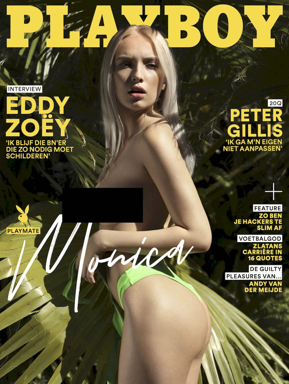 Playboy Lehti Alankomaat 2022-02 Monica Alkuperäinen painos