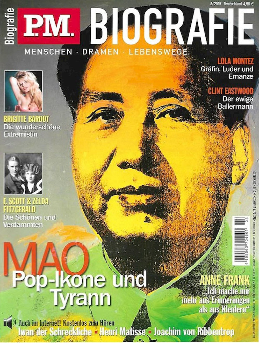 PM Biografie Magazin Deutschland 2007-03 Mao Zedong Brigitte Bardot