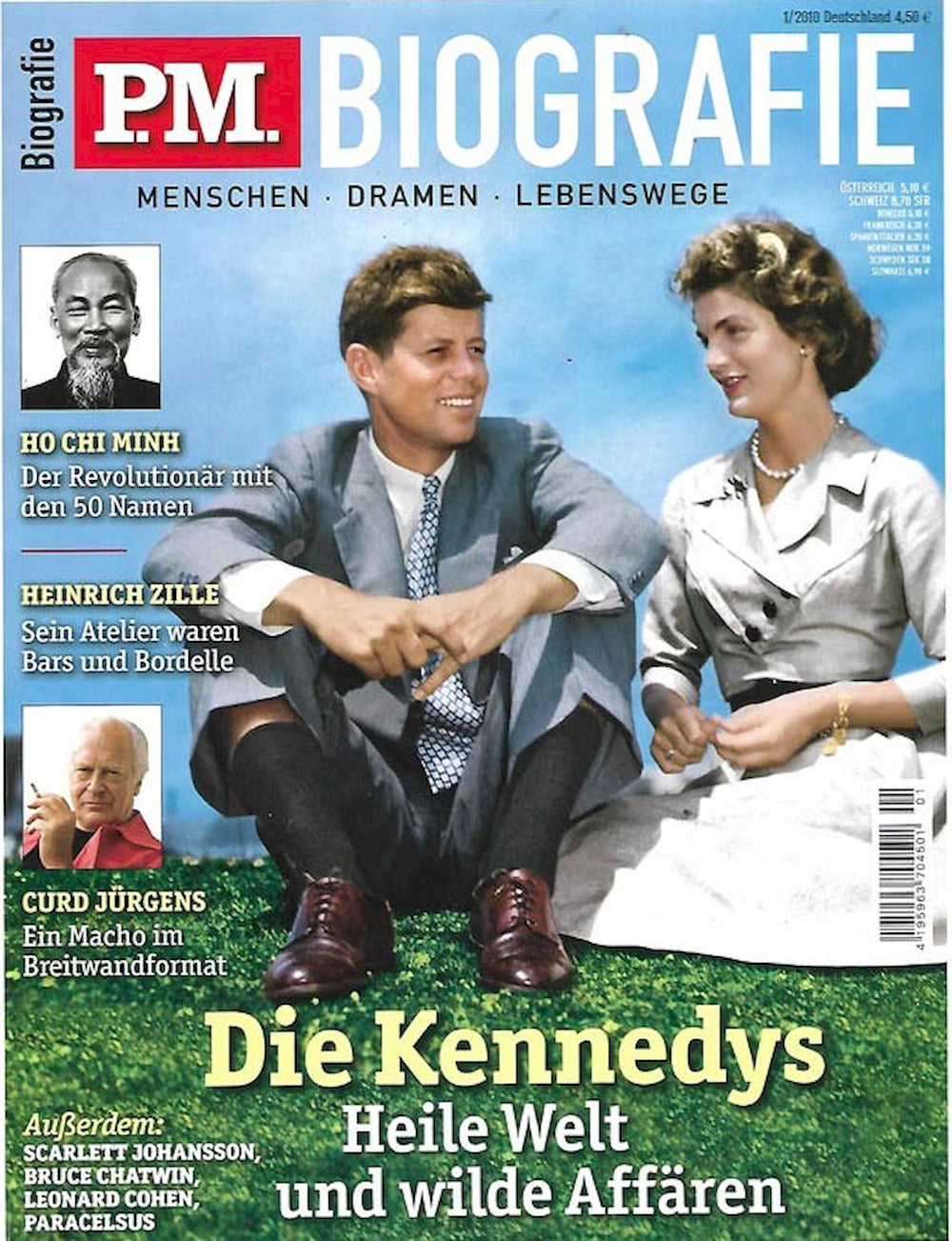 PM Biografie Magazin Deutschland 2010-01 Kennedy Chi Minh Curd Jürgens