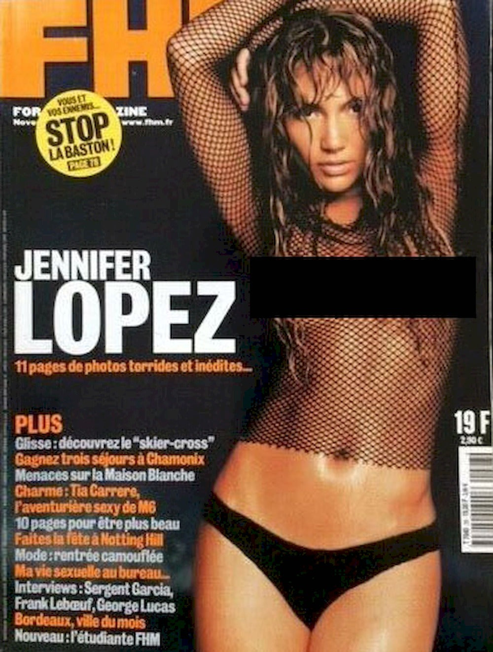 FHM Magasin Frankrig 2001-11 – Jennifer Lopez – Originaludgave