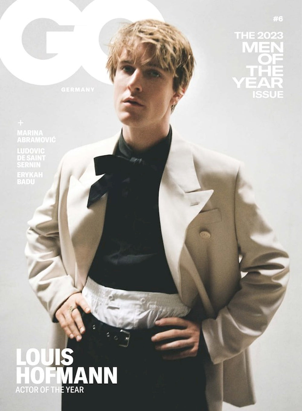 GQ Tijdschrift Duitsland 2023-06 Louis Hofmann Tremaine Emory Originele uitgave