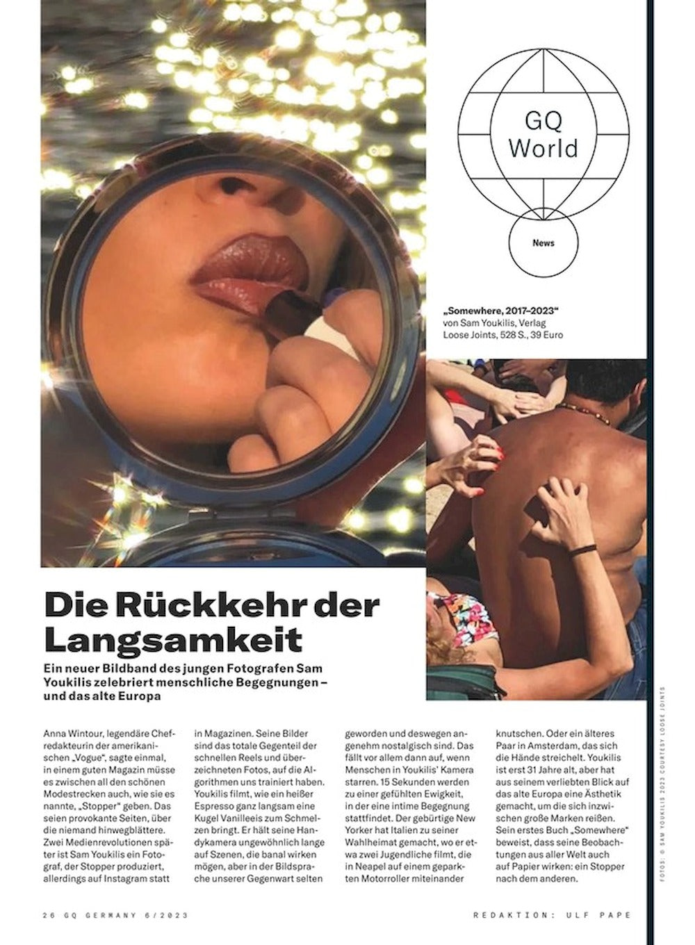GQ Tijdschrift Duitsland 2023-06 Louis Hofmann Tremaine Emory Originele uitgave