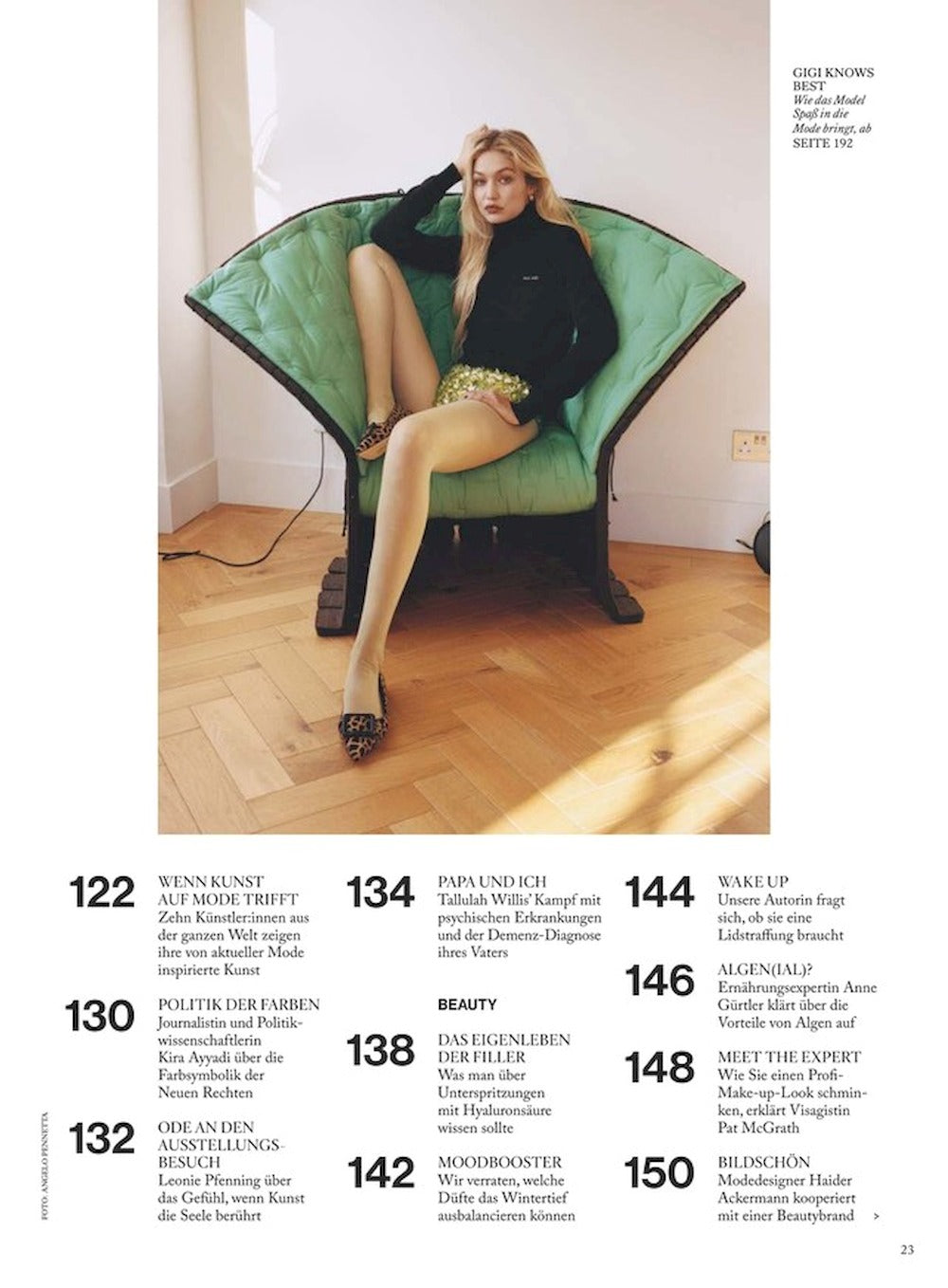 Vogue Magasin Tyskland 2023-12 Greta Hofer Isa Genzken Gigi Hadid