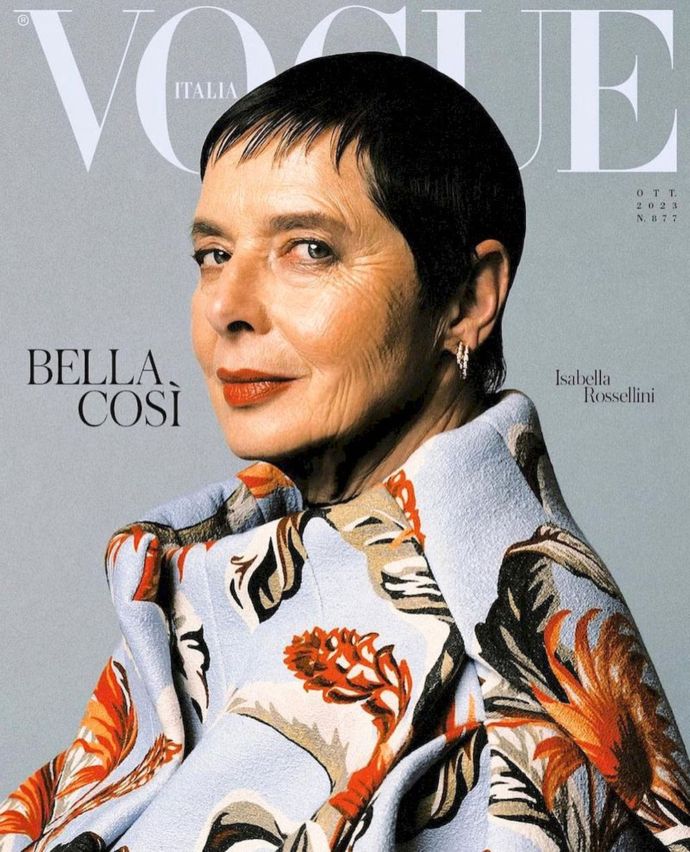 Vogue Magazine Italie 2023-10 Isabella Rossellini Édition originale