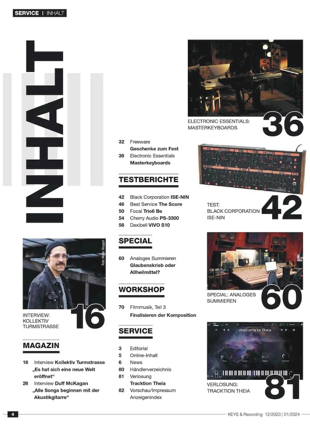Keys & Recording Magasin Tyskland 2023-12 – +01 Nico Plagemann Duff McKagan – Originaludgave