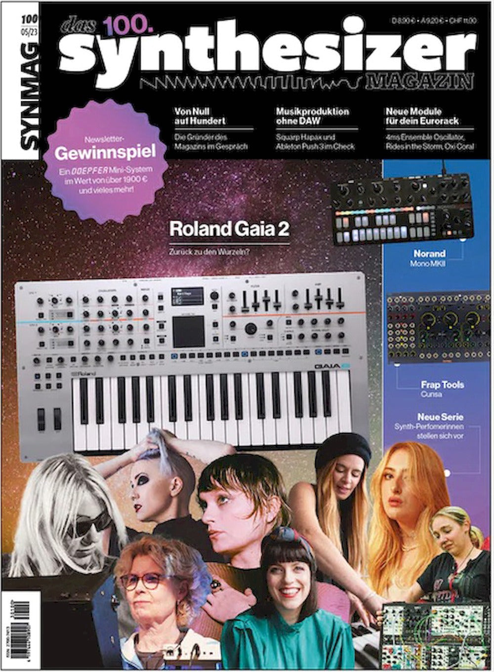 Synthesizer Revista Alemania 2023 #100 Andrea Cichecki Maedon Nadia Struiwigh