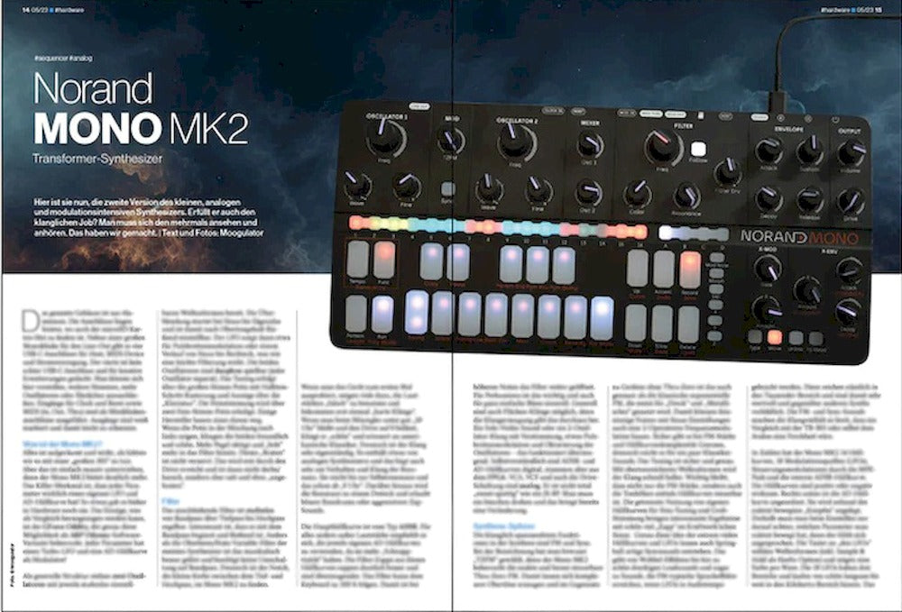 Synthesizer Revista Alemania 2023 #100 Andrea Cichecki Maedon Nadia Struiwigh