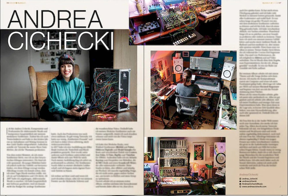 Synthesizer Revista Alemania 2023 #100 Andrea Cichecki Maedon Nadia Struiwigh