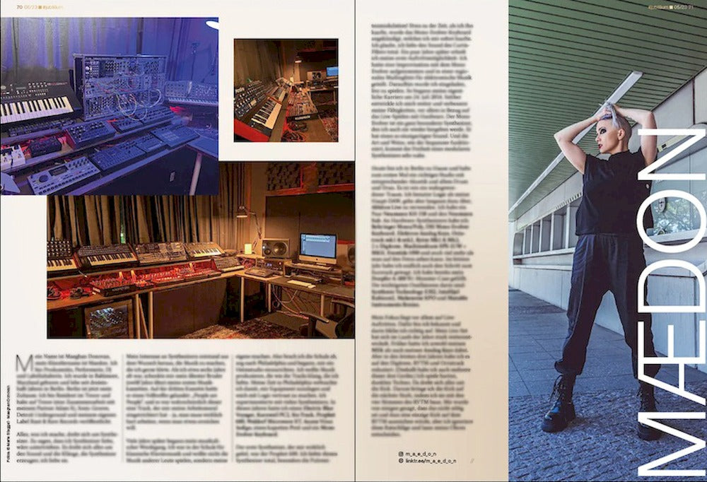 Synthesizer Revista Alemania 2023 #100 Andrea Cichecki Maedon Nadia Struiwigh