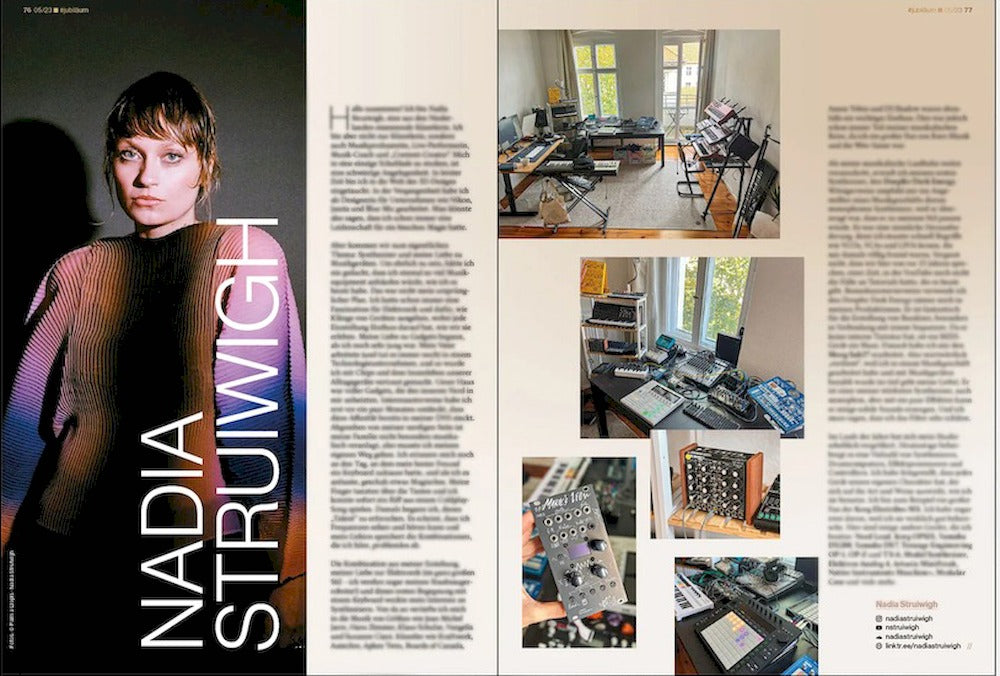 Synthesizer Revista Alemania 2023 #100 Andrea Cichecki Maedon Nadia Struiwigh