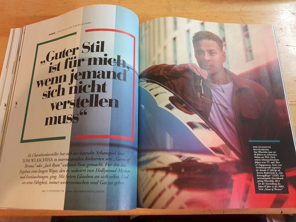 How to be a Man Playboy Magasin Tyskland 2023 Tom Wlaschiha