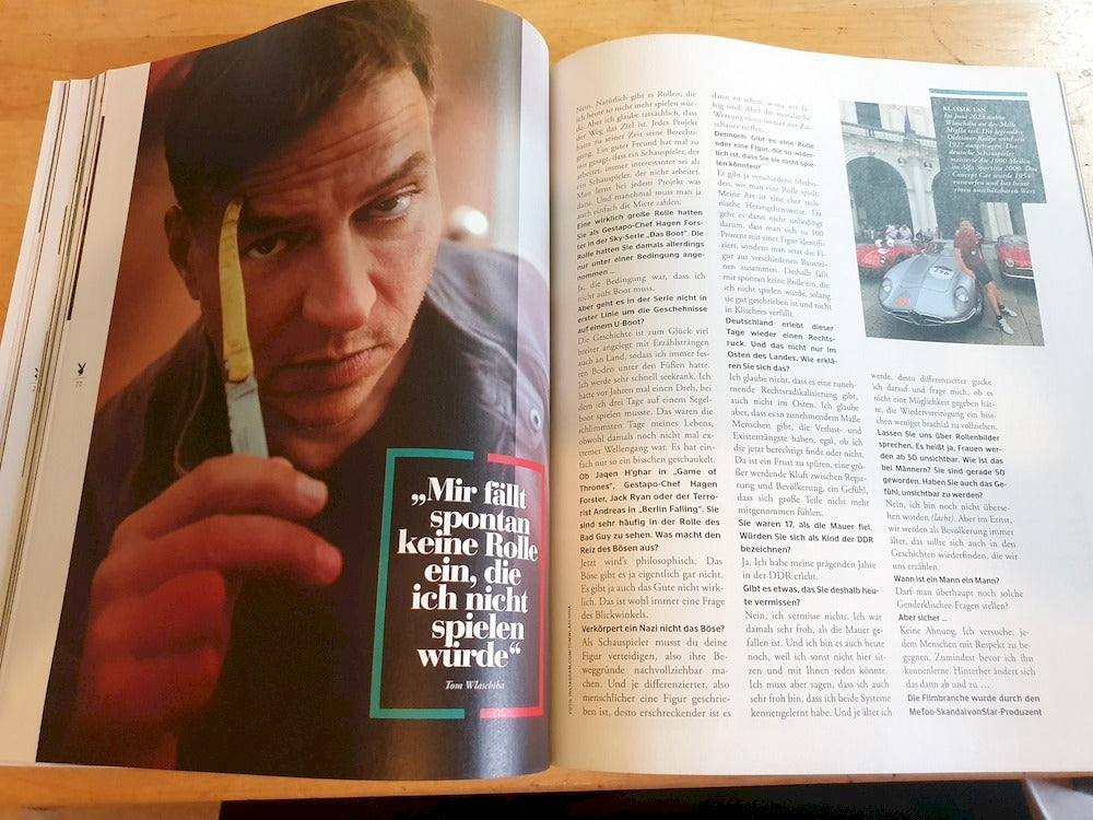 How to be a Man Playboy Magasin Tyskland 2023 Tom Wlaschiha
