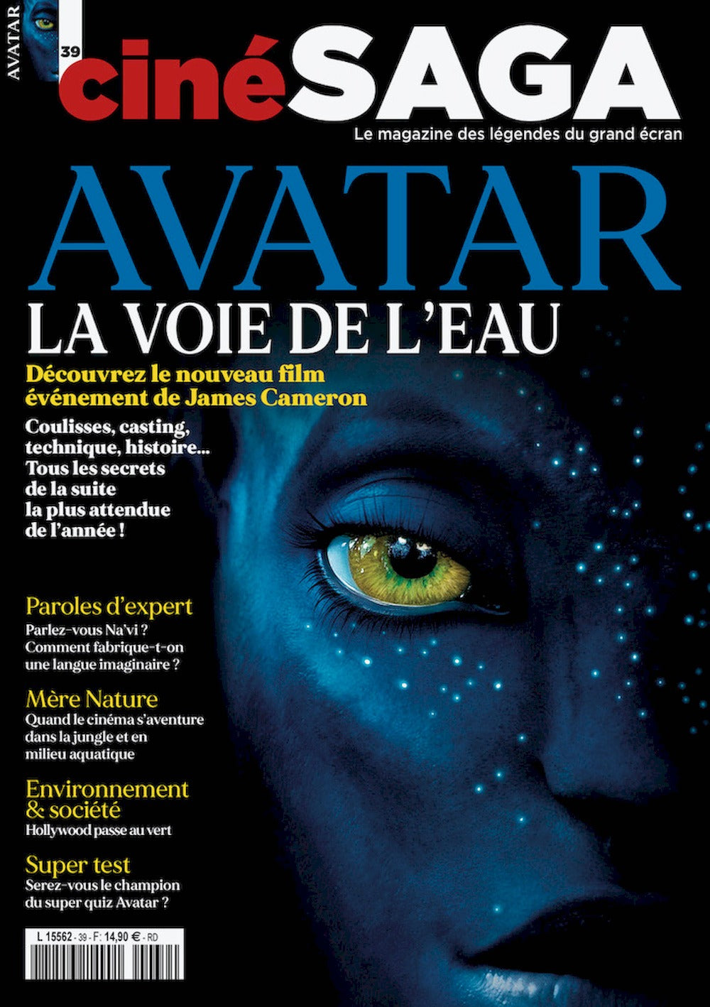 Cine Saga Lehti Ranska 2019 #39 Avatar Alkuperäinen painos